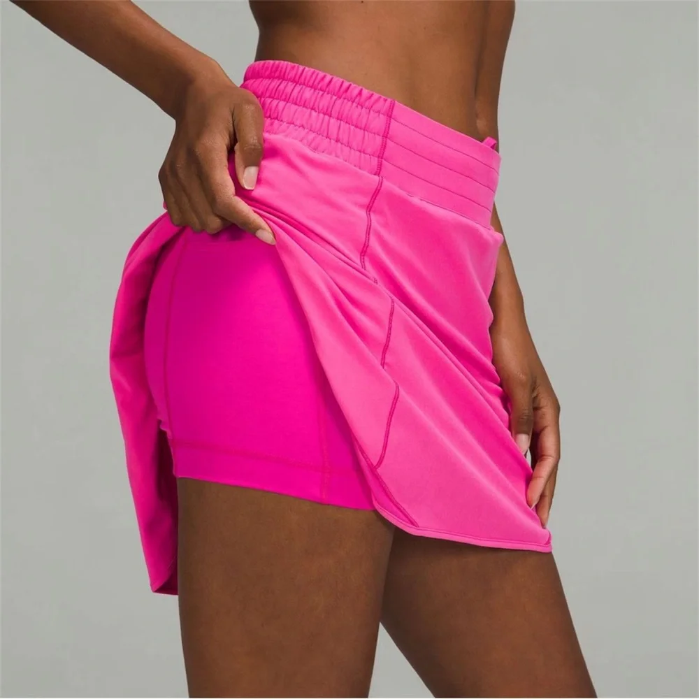 ✨NWT•Lululemon Hotty Hot High-Rise Skirt *Long•Sonic Pink💞